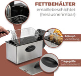 Freidora de Aceite Bomann®, Capacidad 3L, Tecnología Cool Zone y Desagüe, 2000 W Electrodomésticos Naty Shop