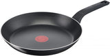 Tefal Easy Cook & Clean, revestimiento antiadherente, indicador de temperatura, no recomendado para inducción Ollas y sartenes Naty Shop Juego de sartenes 24/28 cm