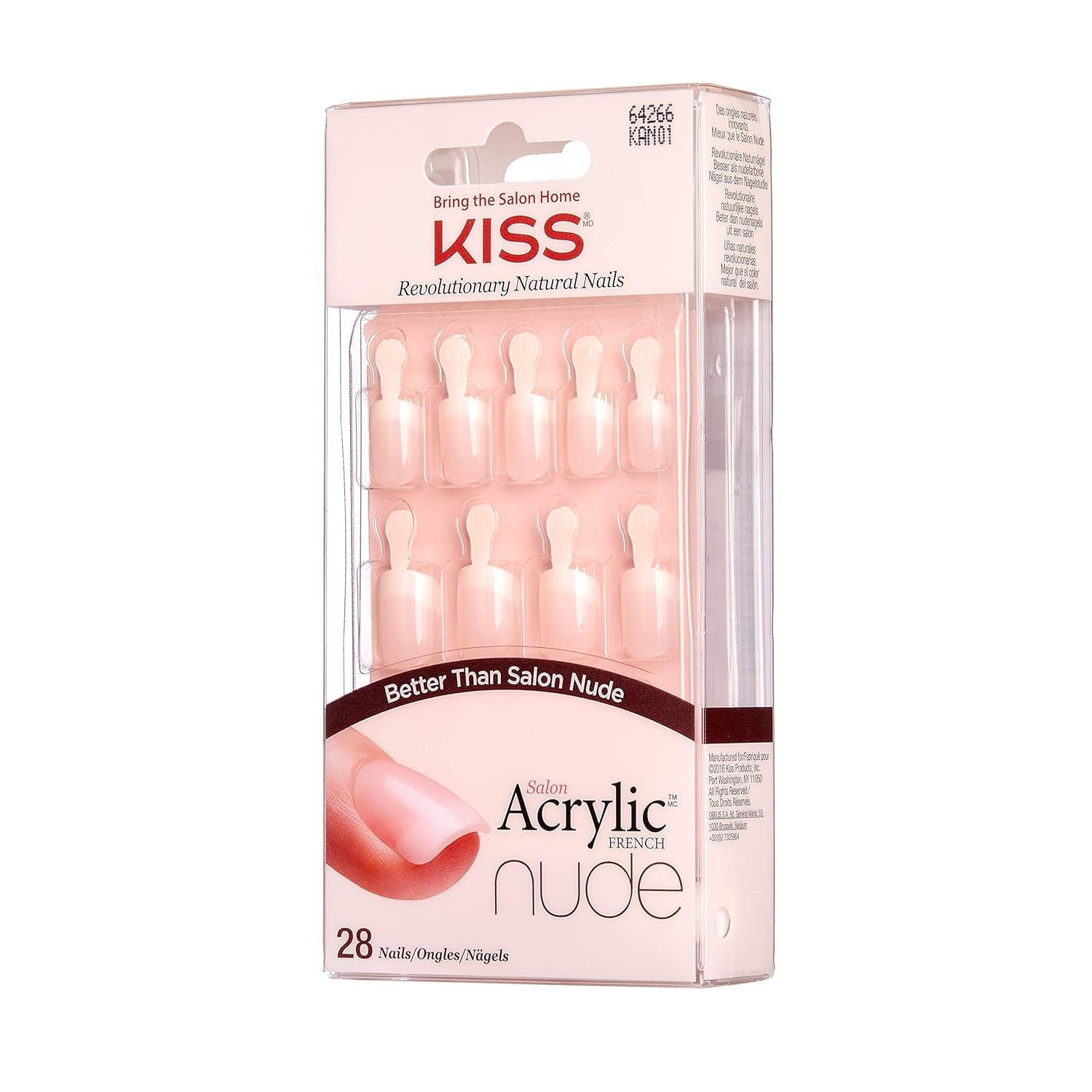 Kiss Nude Nails Cashmere & Nude Nails Uñas increíbles