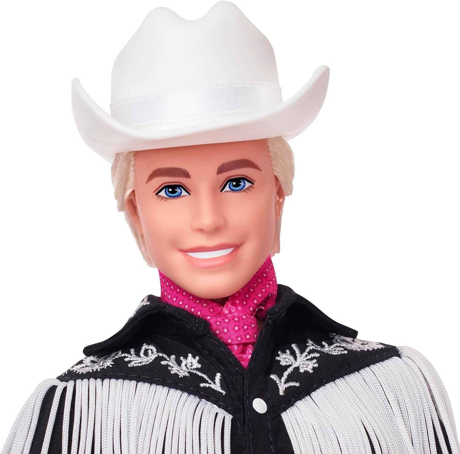 BARBIE la PELÍCULA Ken - Muñeco coleccionable con traje occidental, camisa vintage, sombrero de vaquero, botas blancas de la película para 3 años en adelante, HRF30 Muñecas Naty Shop