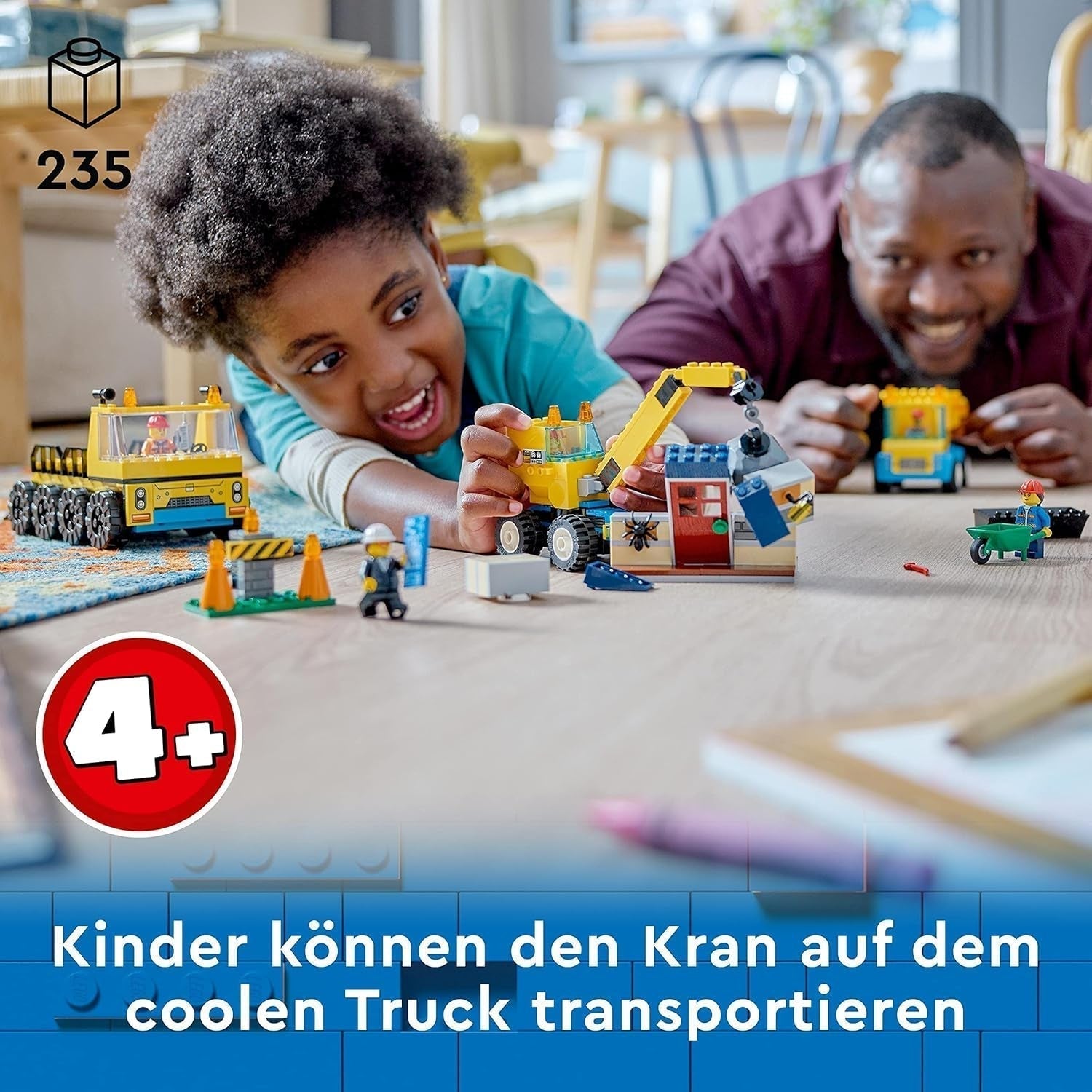 LEGO 60391 City Vehículos de Construcción y Bola de Demolición Grúa, Excavadora, Camión Volquete y Vehículos de Transporte, Juguete Educativo para Niños a Partir de 4 Años Juegos de Construcción Besuche den LEGO-Store