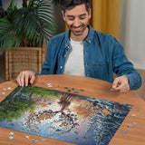 Ravensburger Puzzle 12001088 - El ciervo mágico y las cuatro estaciones - Puzzle de 1000 piezas para adultos mayores de 14 años Puzzle Naty Shop