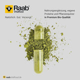 Raab Vitalfood® Premium Bio Matcha Powder (30g) - Original de Japón, matcha puro en polvo sin aditivos, finamente molido, sabor ligeramente amargo, té verde en polvo, vegano, ceremonia del té