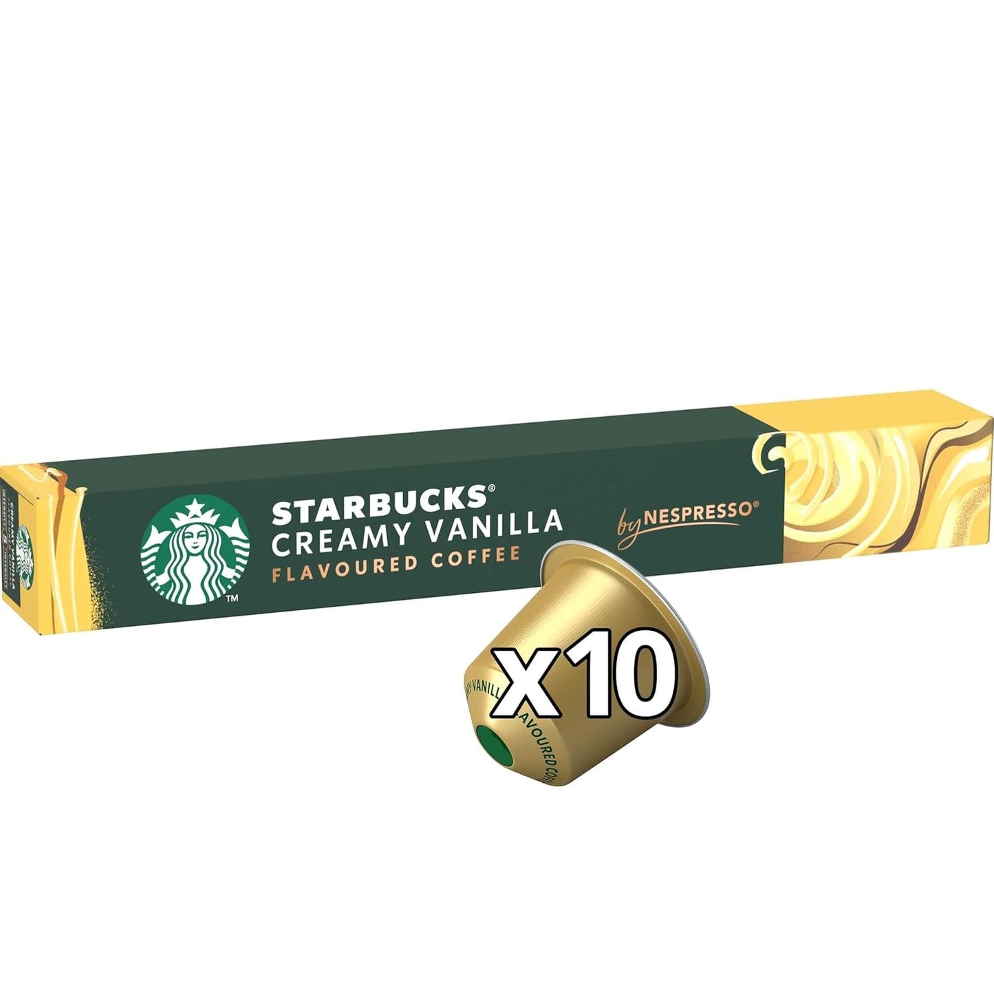 STARBUCKS de Nespresso, Helle Röstung, Vanille Aromatischen Kaffeekapseln 6 x 10 (60 Kapseln)