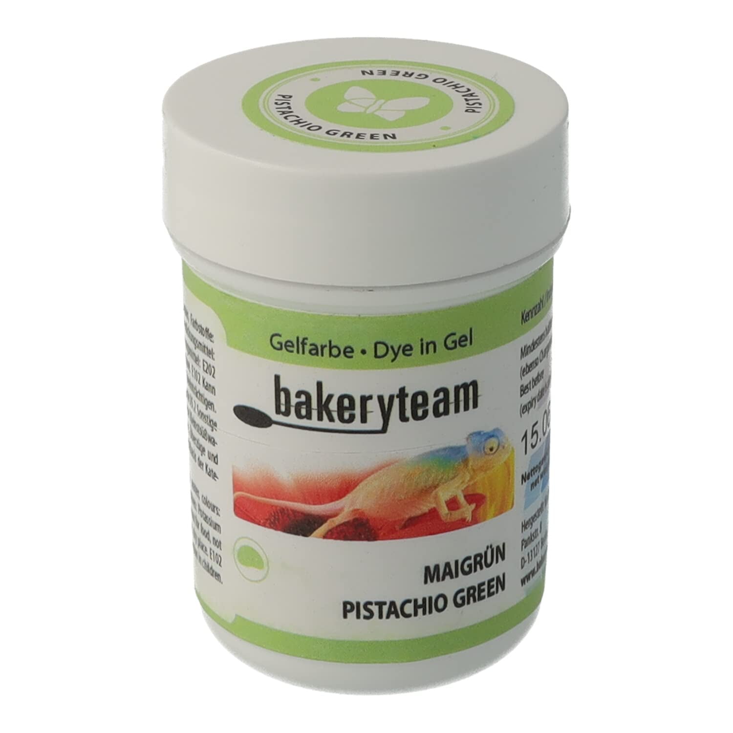 Gel colorante alimentario para glaseado Bakeryteam, amarillo claro, 35 g