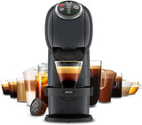 NESCAFÉ Dolce Gusto Genio S Plus de Krups, cafetera de cápsulas compacta, capacidad 0,8 litros, 1500 vatios, aviso automático de descalcificación, gris espacial, KP340B