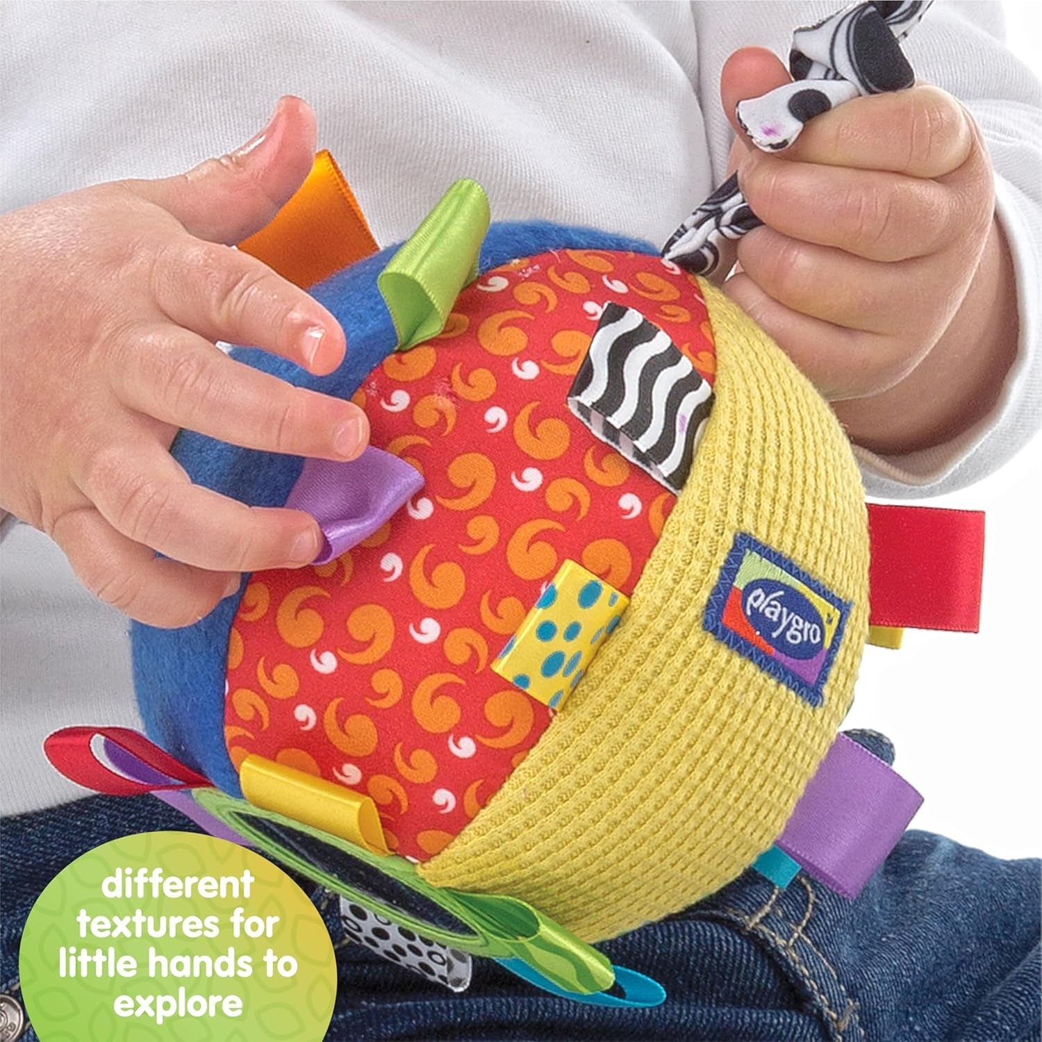 Playgro Pelota abrazable Loopy Loops - Pelota abrazable bebé - Juguetes bebé - Juguetes bebé - Juguetes - Juguetes - Juguetes bebé de colores Naty Shop