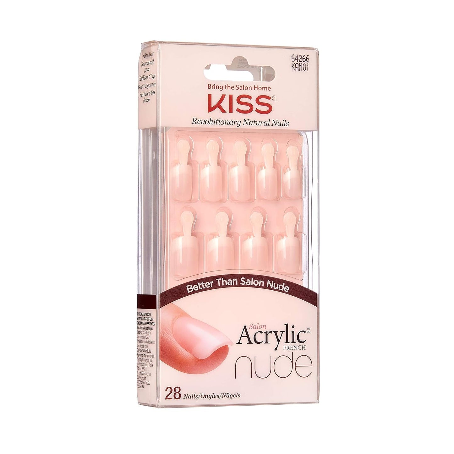 Kiss Nude Nails Cashmere & Nude Nails Uñas increíbles