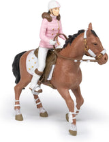 PAPO - Figura Caballo - Rider Fashion Winter, pasión por la equitación, juguete para niños a partir de 3 años. Figuras de acción de Naty Shop.