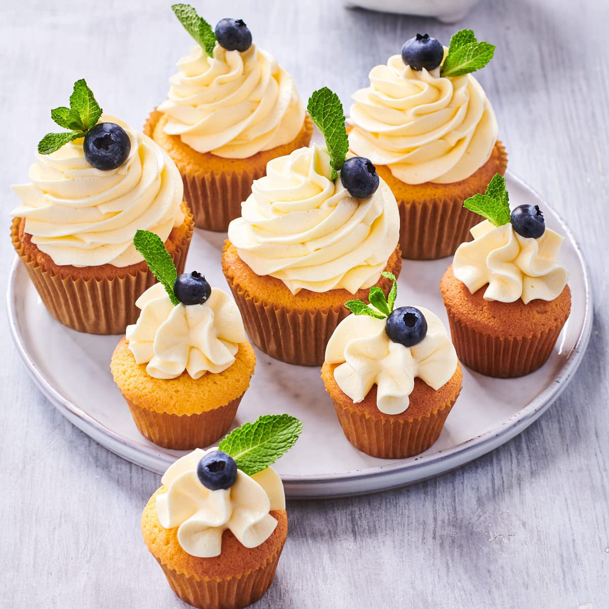 Funcakes Mix Para Crema De Mantequilla, Sin Gluten: Einfach Zu Berübenen, Cremig, Perfekt Zum Dekorieren, Abdecken Und Füllen Von Kuchen, Topping Auf Cupcakes, 500G Mezcla para hornear y cocinar Naty Shop