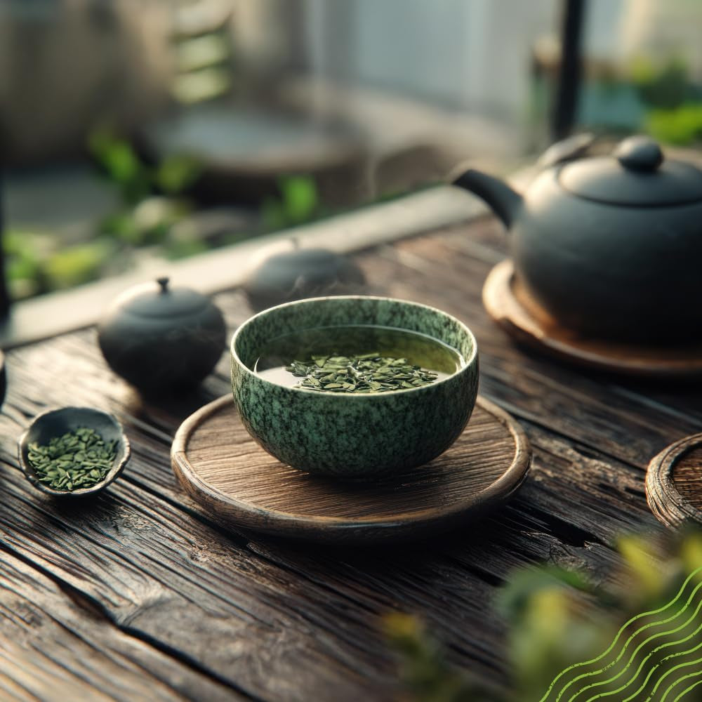 Naturalebio Té Sencha Japonés - 200 g Té verde ecológico - Té verde Sencha 100% puro y natural - hojas sueltas de la primera cosecha - producto ecológico cultivado en Japón