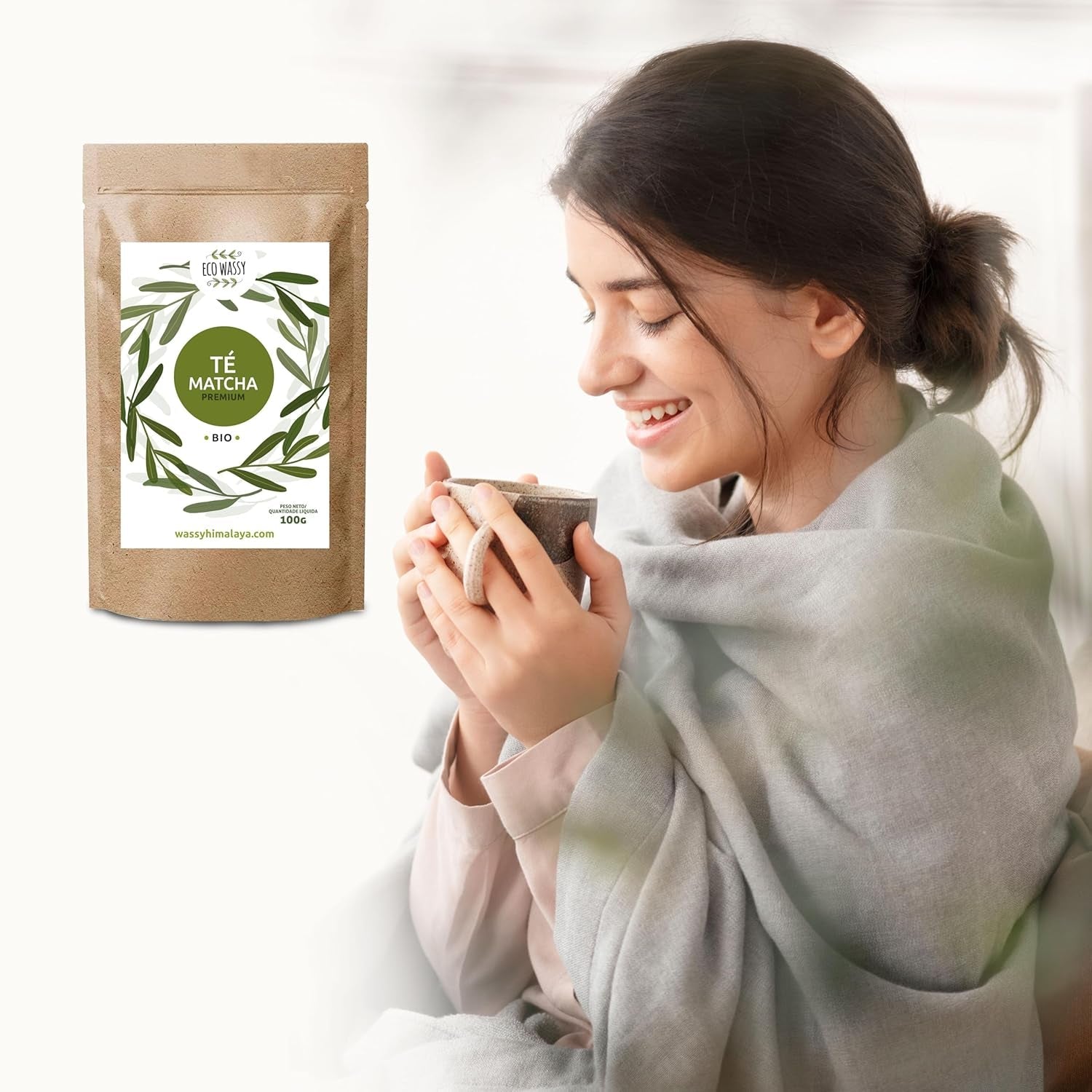 Té Matcha japonés, calidad premium, en polvo. 100% naturales. Reductor del té verde, potente desintoxicante y antioxidante. Matcha puramente cultivado - Origen: Japón (100 g)