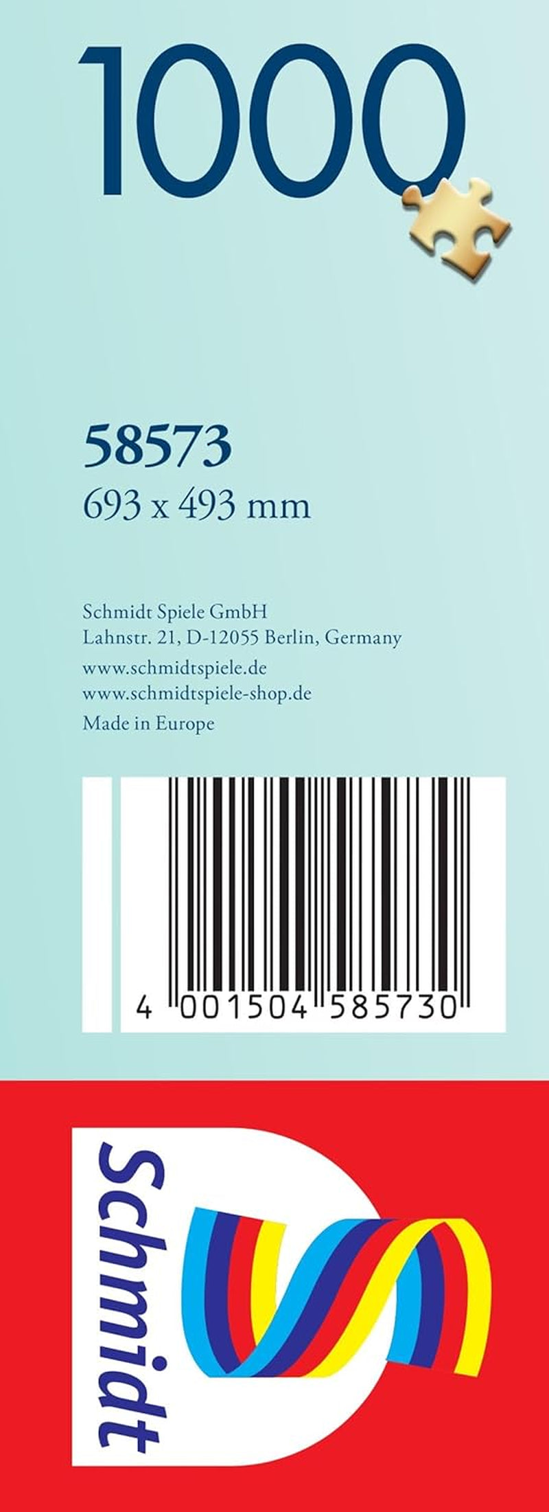 Schmidt Spiele 58573 Jeff Haynie, Mit Dem Wohnwagen Am Meer, rompecabezas de 1000 piezas Puzzle Naty Shop