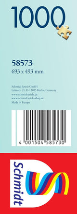 Schmidt Spiele 58573 Jeff Haynie, Mit Dem Wohnwagen Am Meer, rompecabezas de 1000 piezas Puzzle Naty Shop