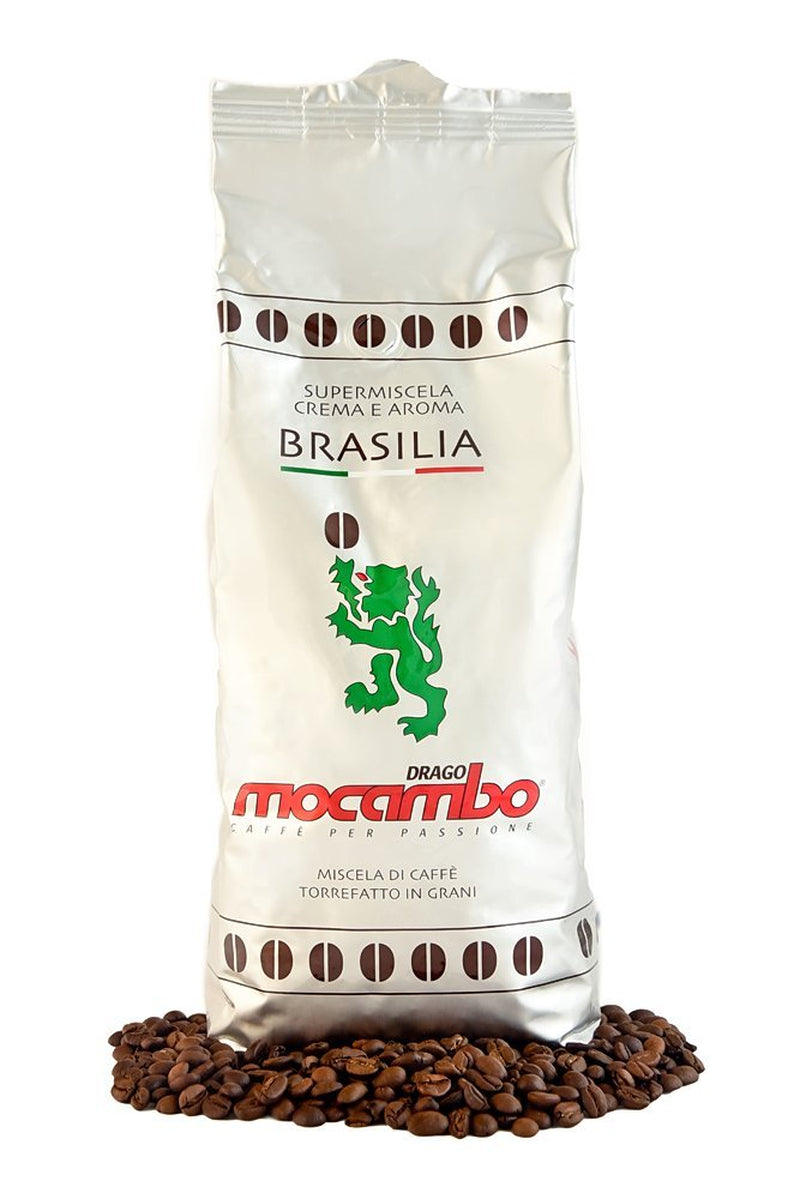 6 x 1 kg de café expreso mocambo BRASILIA, café en grano