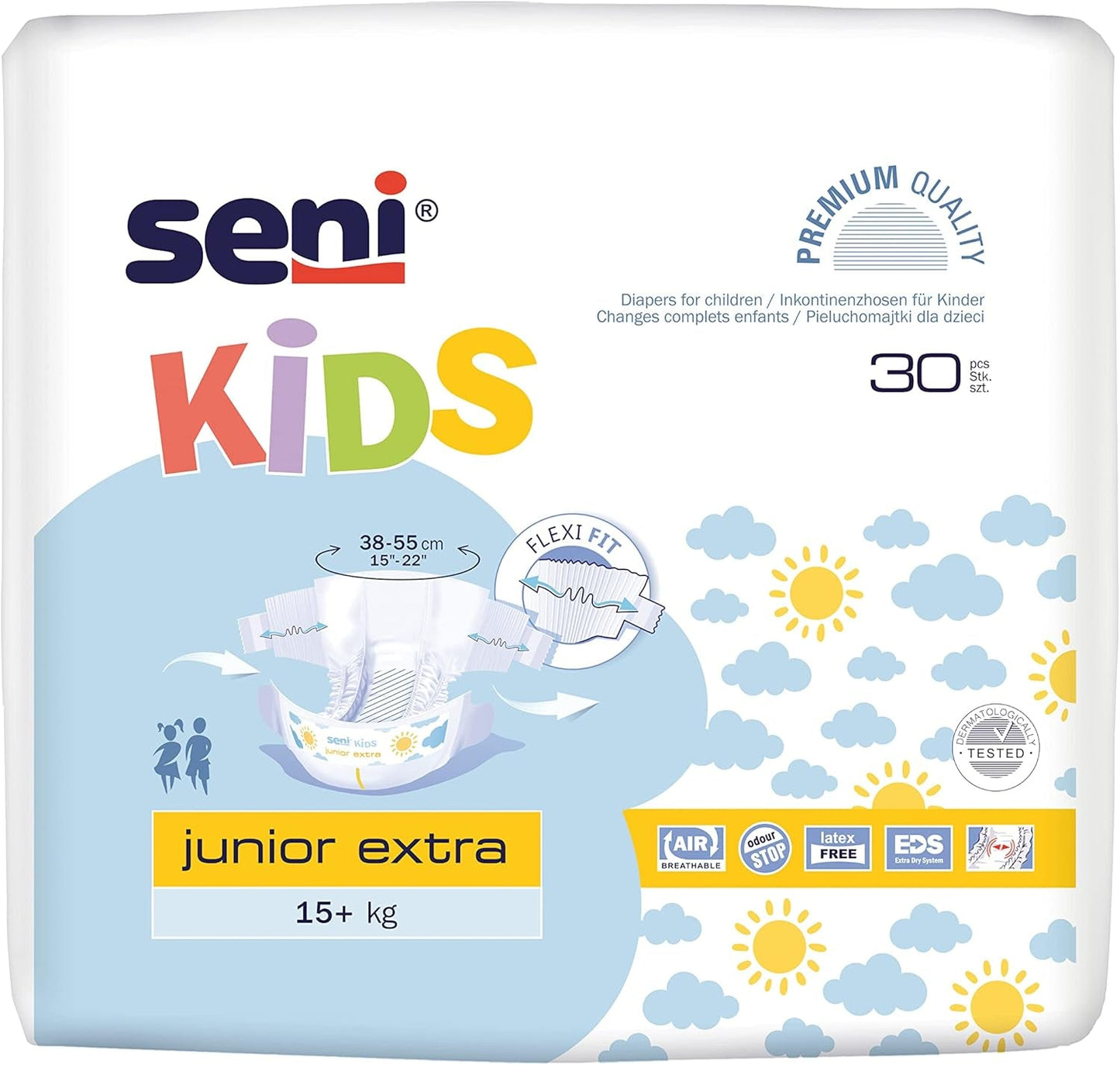 Seni Kids Junior Extra 16-30 kg (1x30 piezas)