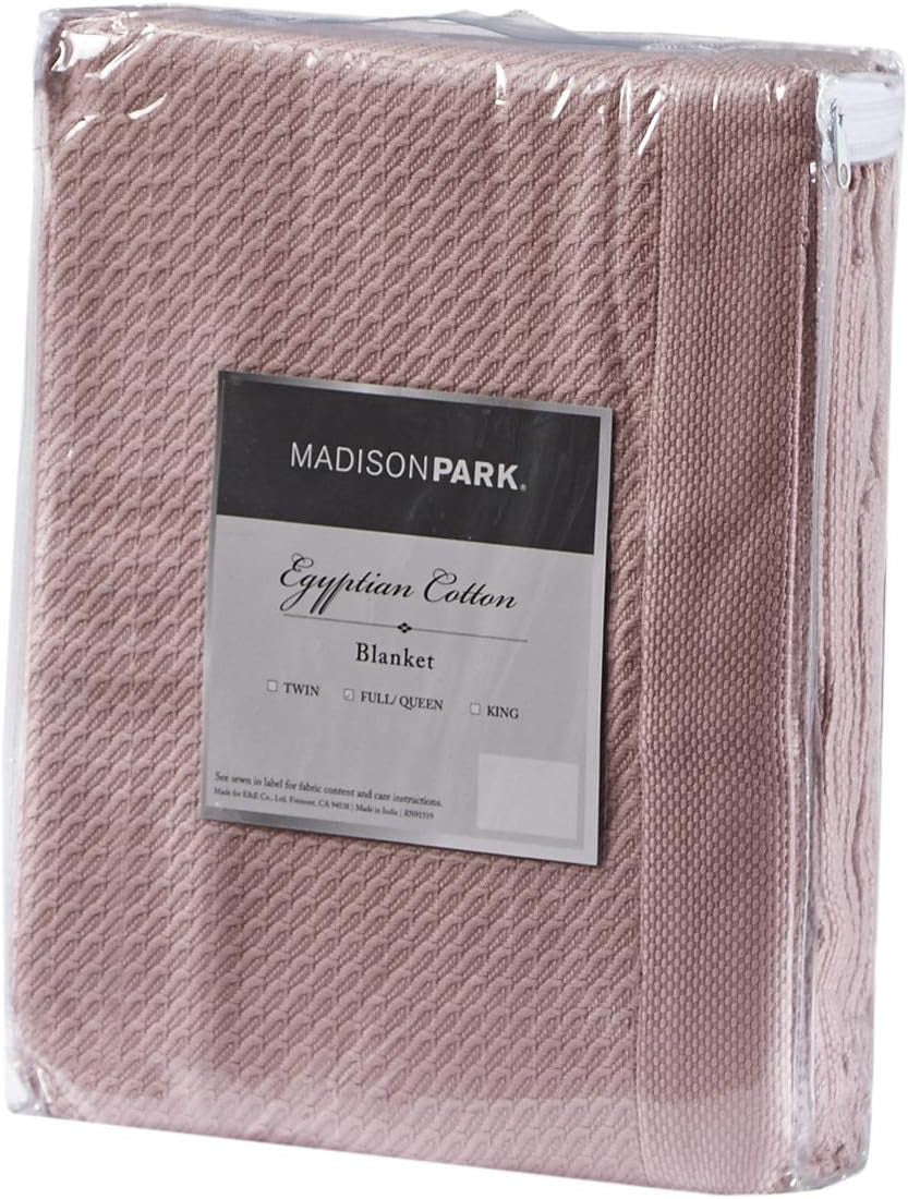 Rose Naty Shop Edredones y edredones Madison Park Manta de edredón Transpirable 100% algodón Egipcio Funda Liviana de Temporada de Lujo de Punto Premium para Cama sofá y sofá Cama Full/Queen