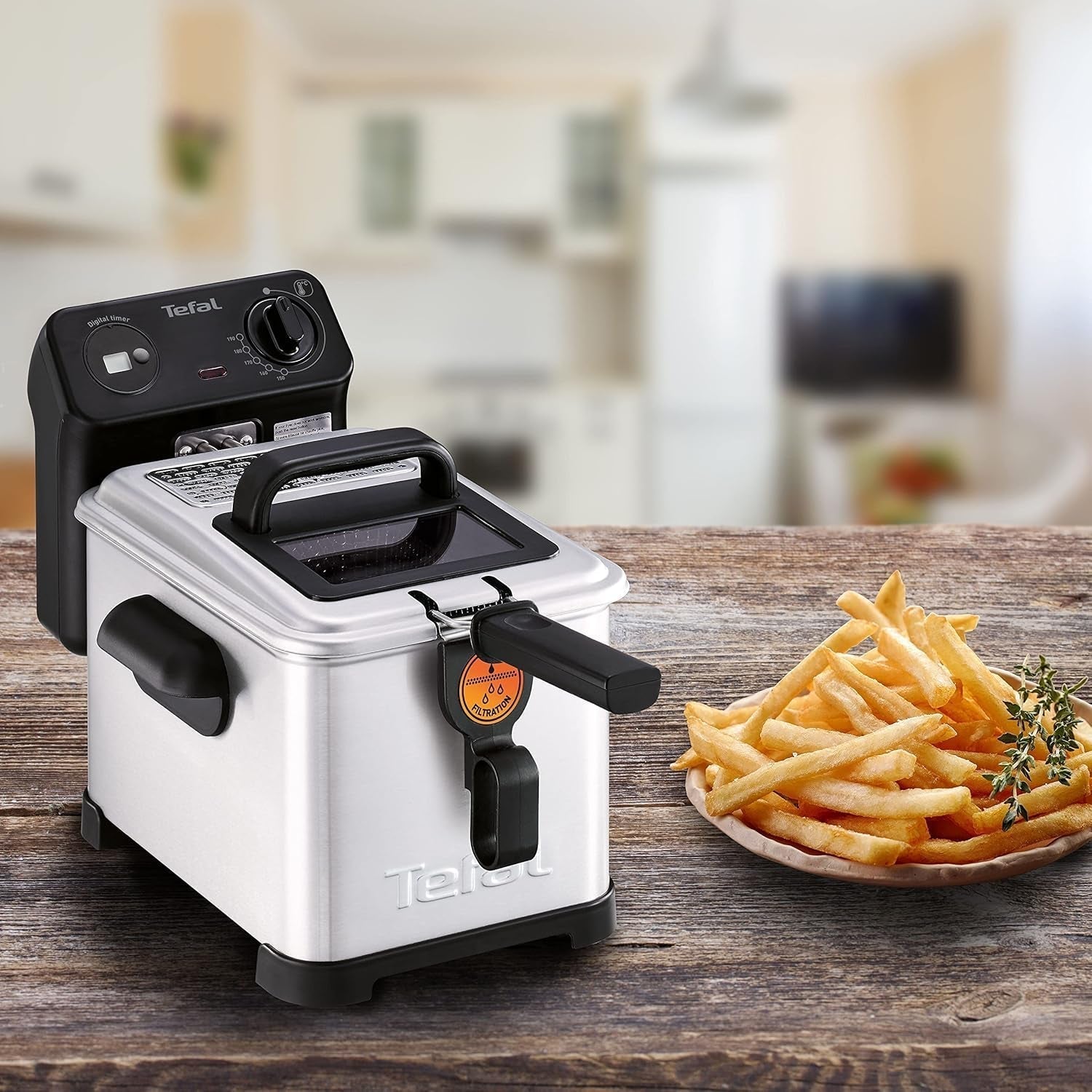 Tefal FR5160 Filtra Pro, freidora de aceite semiprofesional Electrodomésticos Naty Tienda
