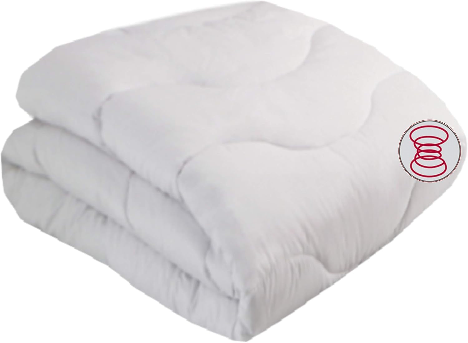 Edredón Soft Flex, poliéster, blanco, 240 X 260 cm Edredones y edredones Naty Shop