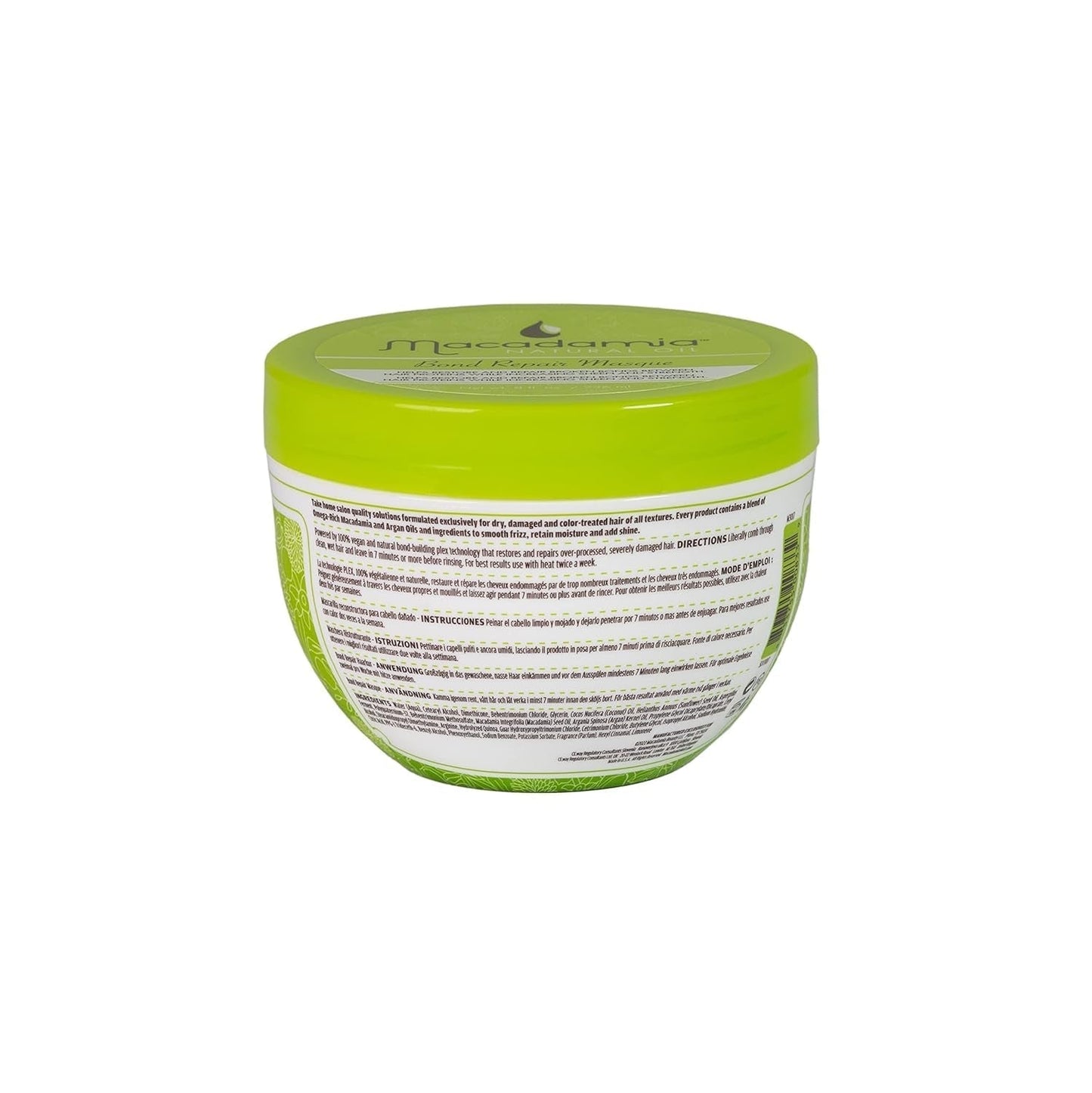 Bond Repair Mask ayuda a revitalizar y fortalecer el cabello dañado y sobreprocesado, formulada con aminoácidos derivados de la naturaleza: tecnología Vegan y Natural Plex. Naty Shop mascarilla capilar