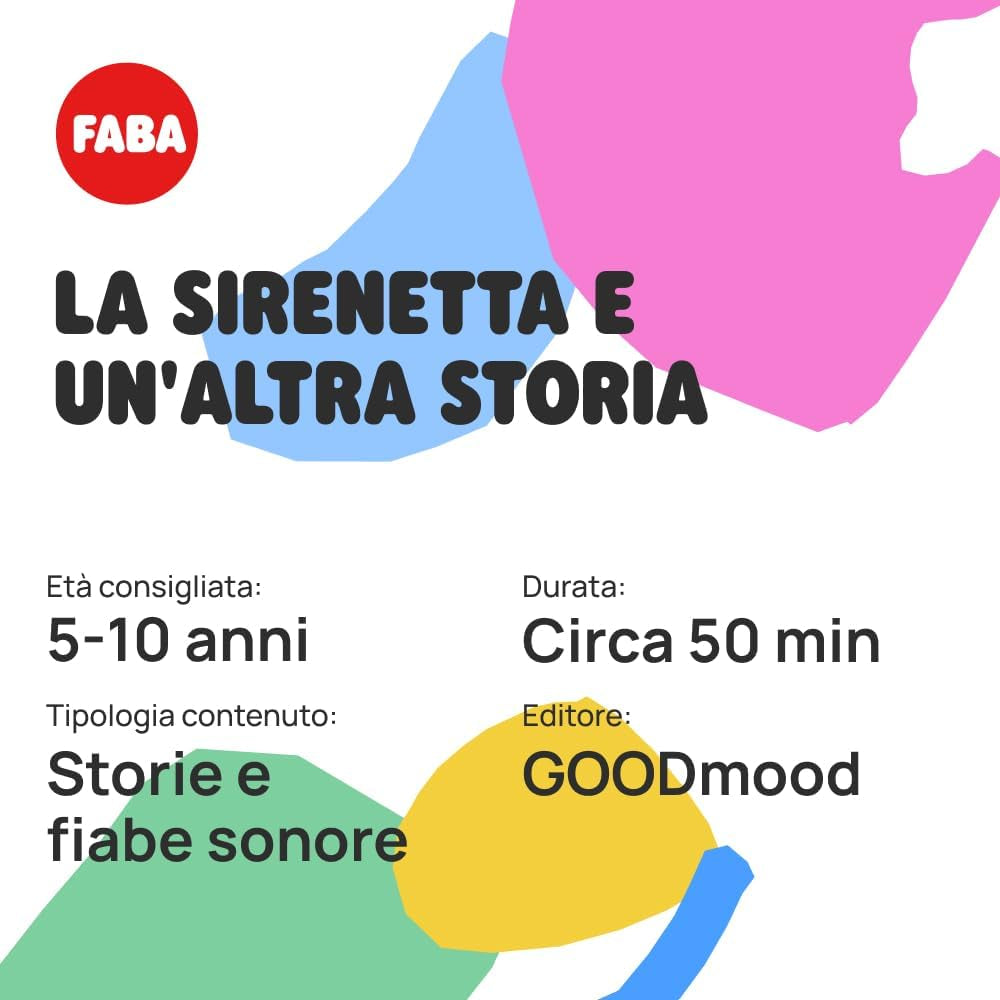 Figura sonora La Sirenita - cuentos sonoros - juguete, contenidos educativos, versión italiana, niños a partir de 4 años Juguetes para bebés Naty Shop