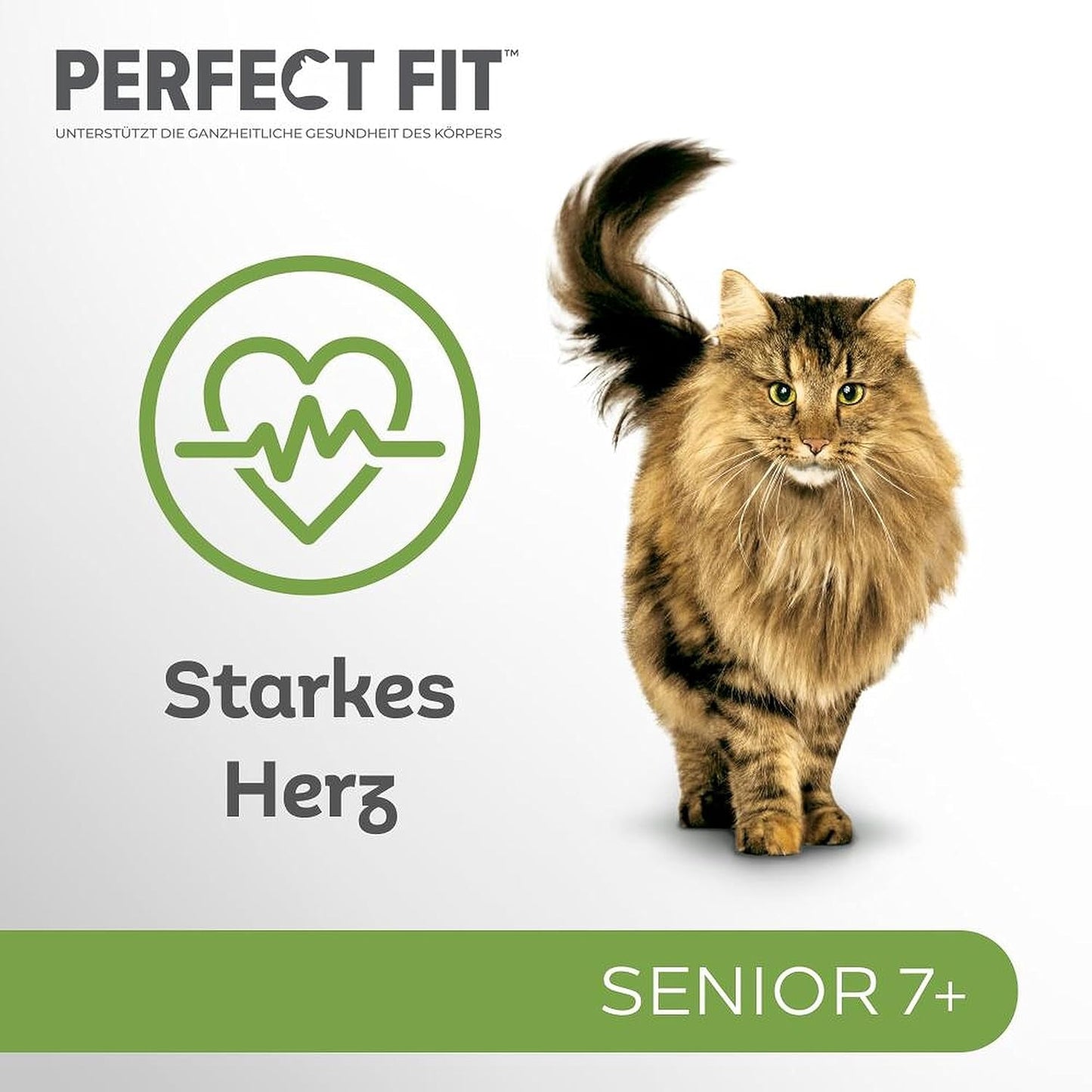 PERFECT FIT™ Bolsas de porciones para gatos mayores con pavo y zanahorias, 12 x 85 g