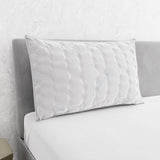 Ropa de cama italiana MB Home Italia, almohada, biocerámica, gris claro, 45 x 75 cm Naty Shop almohadas estándar