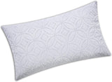 VIP Almohada Muy Importante V.I.P. Almohada Memory Flake Almohada Blanca 45 X 75 cm Funda Acolchada de Poliéster Súper Transpirable Suave Made in Italy Naty Shop Almohadas Estándar