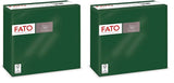 - Pañuelos de papel desechables Suavidad y suavidad Paquete de 40 pañuelos Tamaño 38X38 4 pliegues 2 capas Verde bosque Papel de celulosa 100% pura con certificación FSC (paquete de 2)