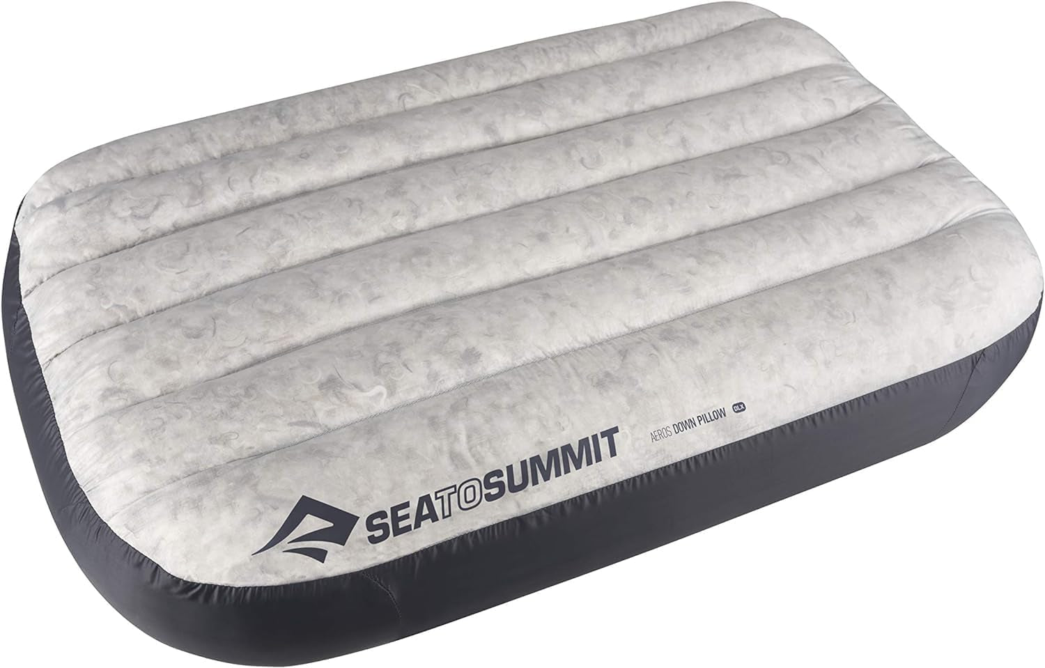Sea to Summit - Almohada de viaje Eros Down L - Ultraligera e inflable - Material 10D - Almohada de plumón premium - Antideslizante - Para senderismo y acampada - 42 x 28 x 12 cm - Gris - 95 g Naty Shop Almohadas de viaje grises 1 pieza (paquete de 1)