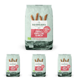 Pasta Penne Rigate Bio N.91 - 500g con harina de espelta, harina de lentejas y harina de quinoa - Rica en proteínas, fuente de fibra y proteínas