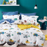 Ropa de cama para niños chicos con varios estampados, 100% algodón Ropa de cama infantil Naty Shop Auto (modelo 2) 100 X 135 cm