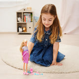 Steffi Simba Love Welcome Baby 29 cm Steffi Embarazada Paquete de 12 Accesorios para Juegos de rol Muñeca de Moda con muñeca de Juguete de 4 cm para Mayores de 3 años