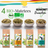 ORIGEENS SET REGALO TÉ BIO MATE X4 I Yerba Mate Bio 4X80G I Set té Yerba Mate, idea regalo