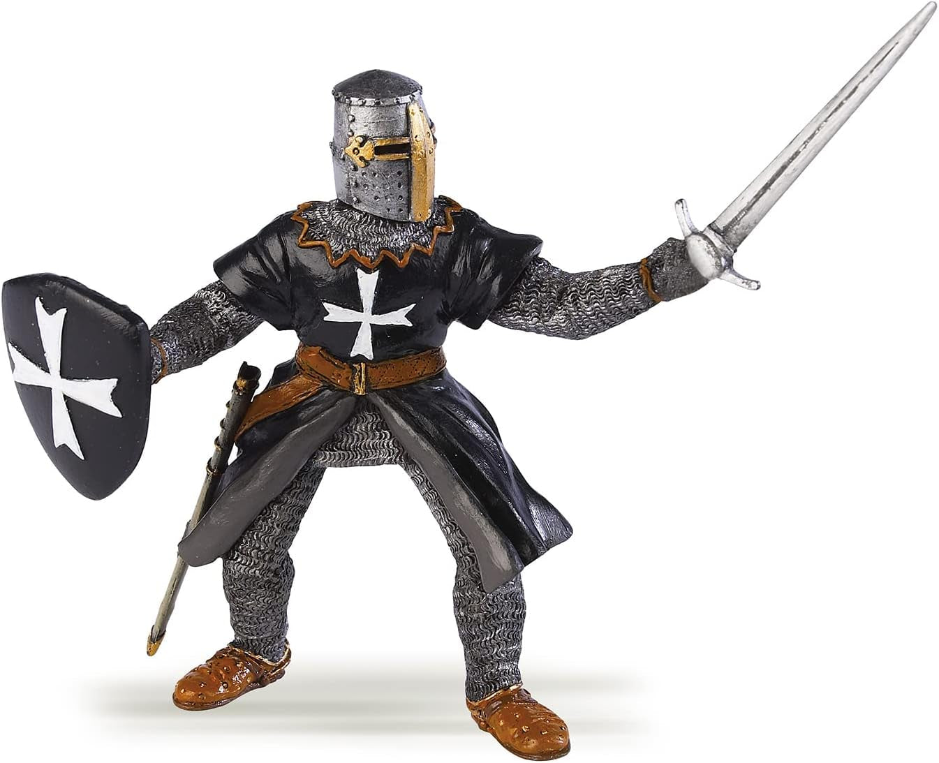 Papo -Pintado a mano - Figuras -Medieval-Fantasía - Caballeros de San Juan con espada-39938-Coleccionable-Para niños - Apto para niños y niñas - A partir de 3 años Figuras de acción Naty Shop Título predeterminado