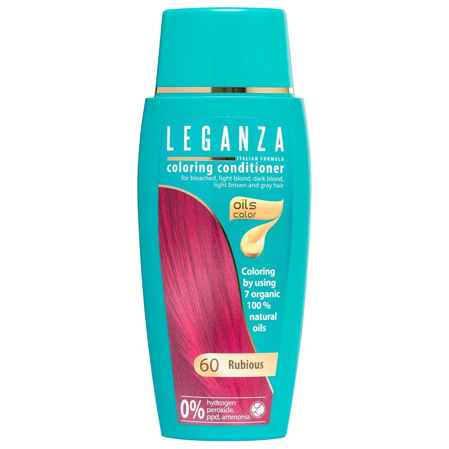 Leganza Bálsamo Natural Tinte Capilar Color 71 Café Latte | Tinte para el cabello sin amoniaco | Enriquecido con 7 aceites naturales | 150 ml Naty Shop tinte para el cabello 60 Rubious
