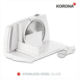 Korona 25500 Cortadora multifuncional, ancho de corte regulable, hoja de acero inoxidable Ralladores y Rebanadores Naty Shop