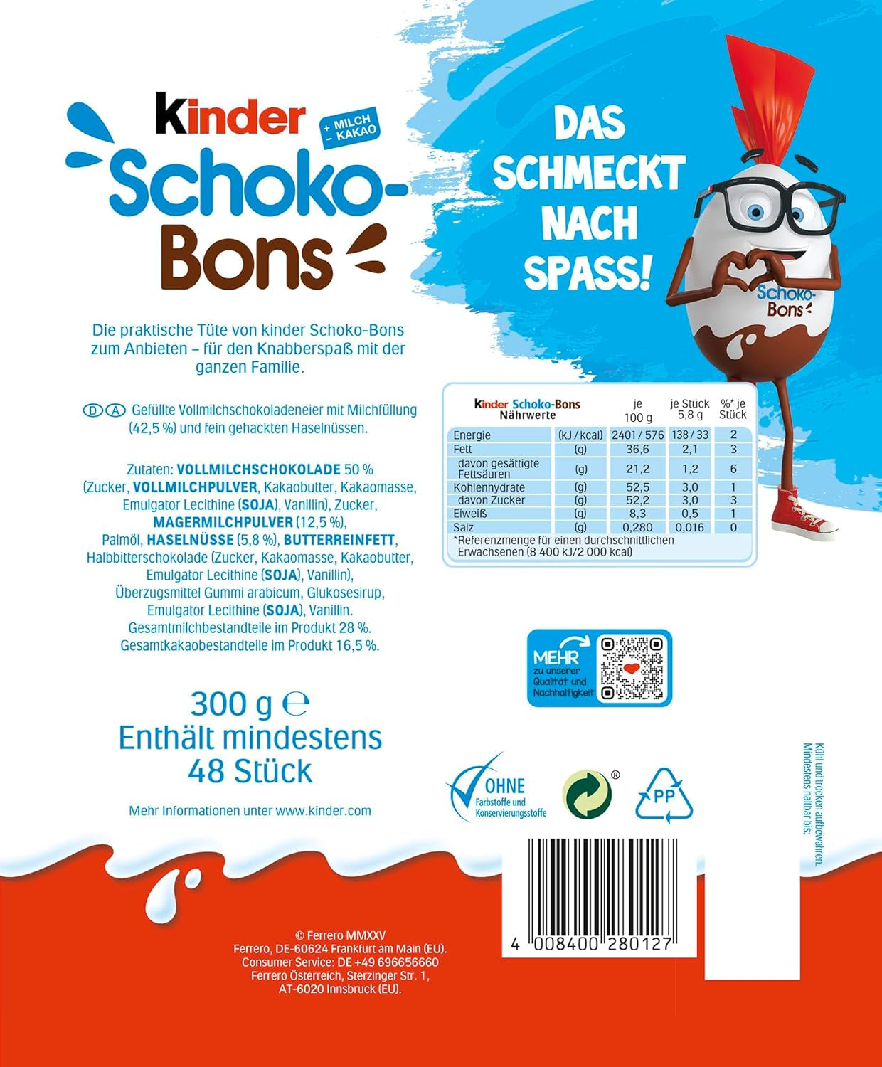 Choco-Bons Kinder SC, 300g