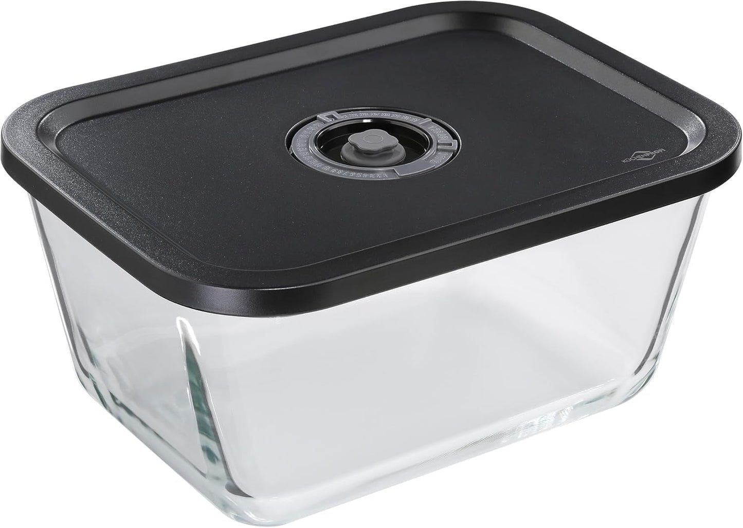 Set de vacío Küchenprofi EASYFRESH | Conjunto de 7 piezas | 1x bomba de vacío eléctrica, 1x vaso de vacío S, M y L, 3x bolsas de vacío 22x21 cm | vidrio de borosilicato, plástico de alta calidad | preparación y conservación Cajas para conservar alimentos Naty Shop Caja al vacío Xl