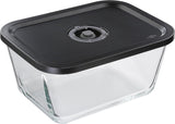 Set de vacío Küchenprofi EASYFRESH | Conjunto de 7 piezas | 1x bomba de vacío eléctrica, 1x vaso de vacío S, M y L, 3x bolsas de vacío 22x21 cm | vidrio de borosilicato, plástico de alta calidad | preparación y conservación Cajas para conservar alimentos Naty Shop Caja al vacío Xl