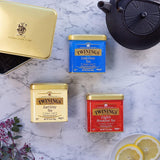 Twinings English Breakfast Tea Té negro suelto en caja de té Té negro fuerte elaborado con hojas de té de alta calidad recogidas de las mejores plantaciones de té de Sri Lanka y la India G, neutro, 100 gramos
