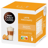 NESCAFÉ DOLCE GUSTO Latte Macchiato Kaffeekapseln Paquete de 6 (6 x 16 Kapseln)