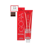Schwarzkopf IGORA Royal Premium Hair Color 6-68 rubio oscuro rojo chocolate, 1 paquete (1 x 60 g) Tinte para el cabello Naty Shop