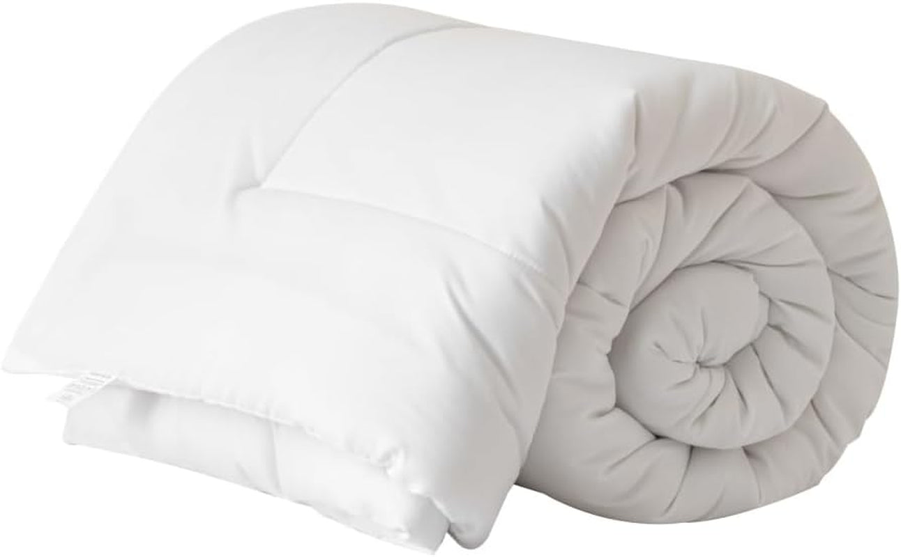 Good Nite Juego De Cama Individual 15 Tog Cama Individual Cálida De Invierno Sábanas Blancas De Fibra Hueca De Poliéster Suave con Tiras En Las Esquinas Lavable A Máquina (Blanco 15 Tog 130 X 150 Cm) Naty Shop Edredones Blanco 15 Tog 130 X 150 Cm