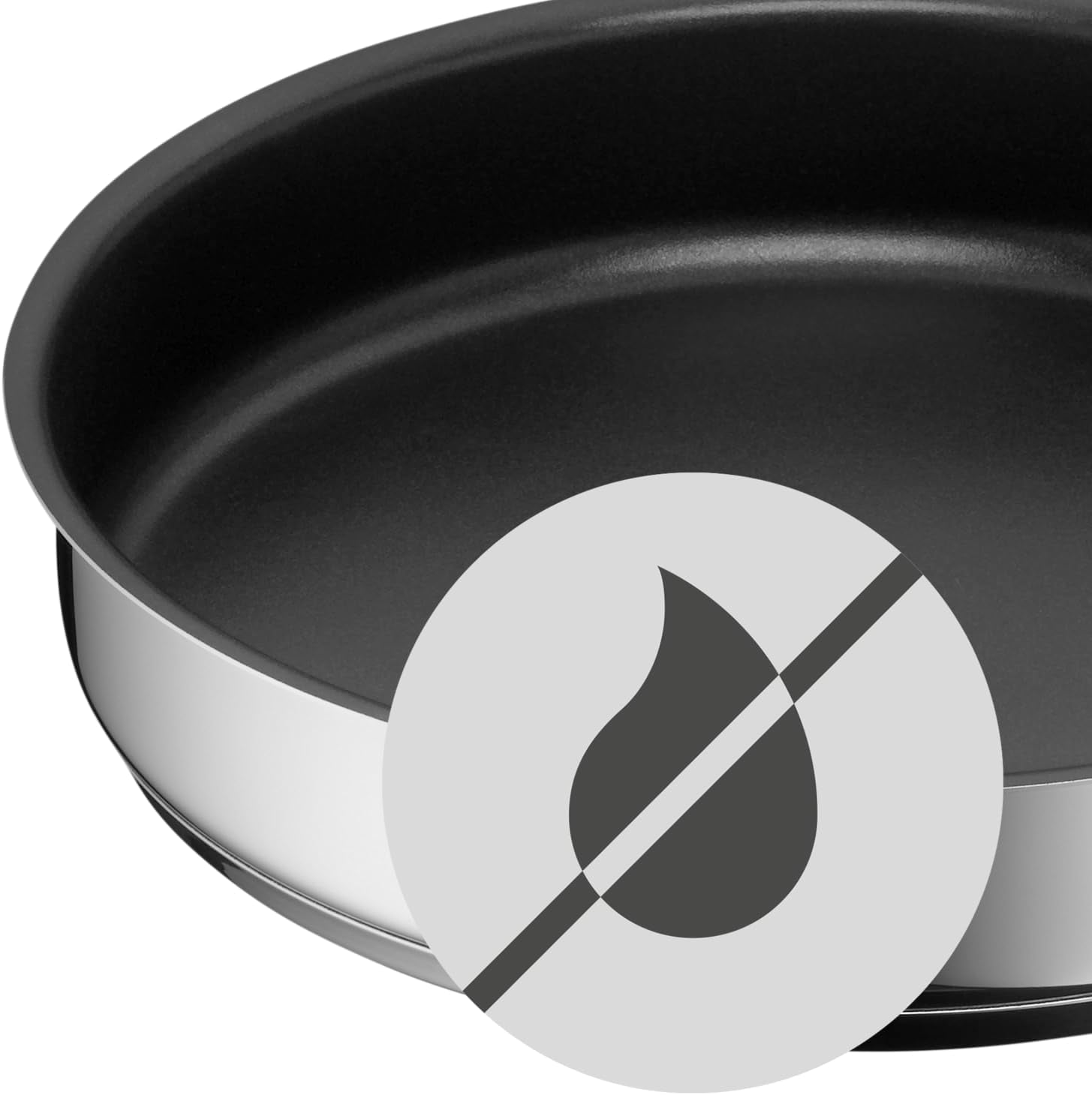 WMF Mini sartén pequeña con tapa 18 cm, Cromargan en acero inoxidable pulido, inducción Ollas y Sartenes Naty Shop