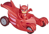 Juguete preescolar PJ Masks Owl Glider, vehículo de Eulette con figura de acción de Eulette para mayores de 3 años, embalaje reciclable, figuras de acción Naty Shop