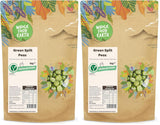 Guisantes verdes partidos orgánicos de Wholefood Earth – 1 kg