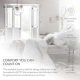 Edredón Twin Spundown 4,5 Tog Ligero Hipoalergénico Cálido Lavable Edredón de Verano Cama Doble Funda de Calidad de Hotel de Lujo con Nuestros Materiales Reciclados Naty Shop Quilts & Quilts