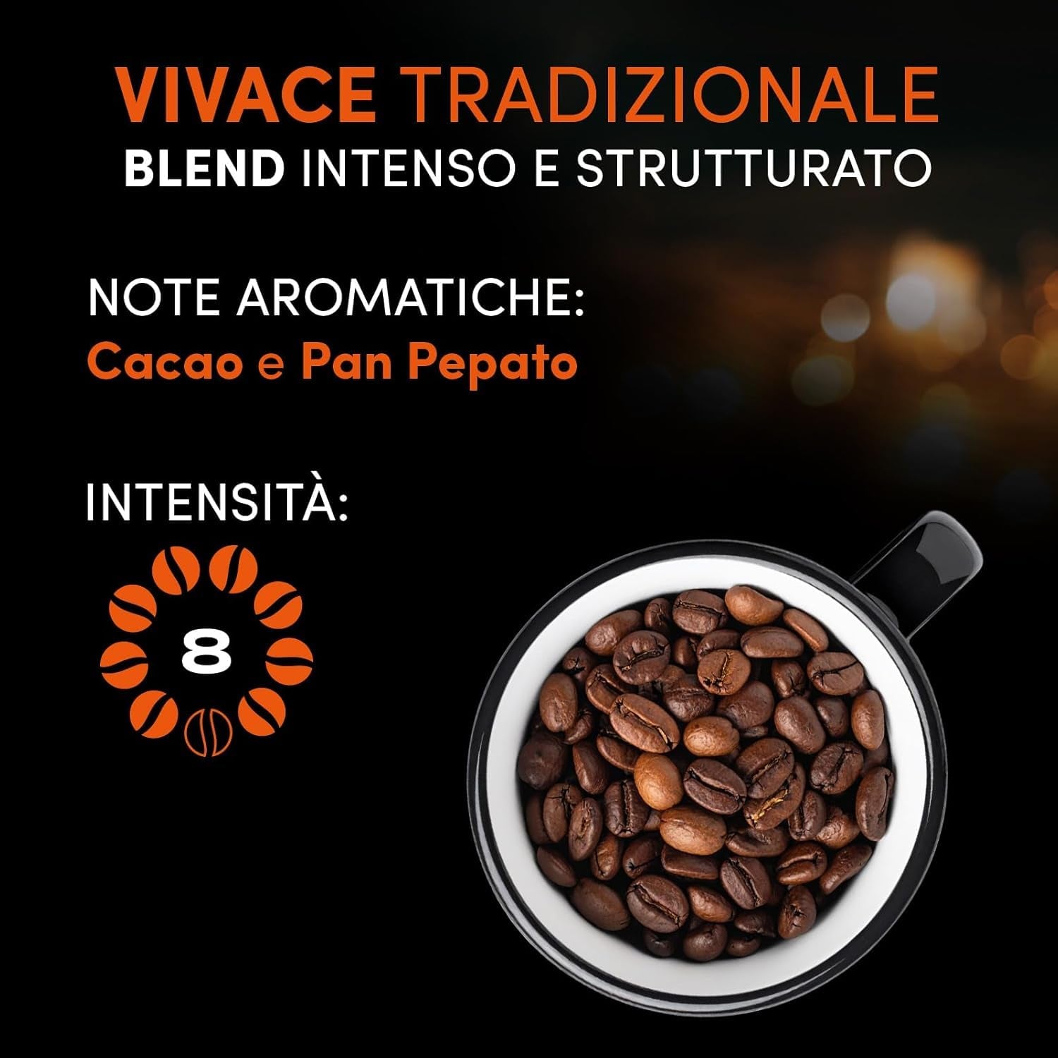 Pellini N.82 Vivace, Kaffeebohnen für Espresso 1 kg, Arábica- y Robusta-Mischung mit Kräftigem und Ausgefungem Gesmack, Mittlere Röstung