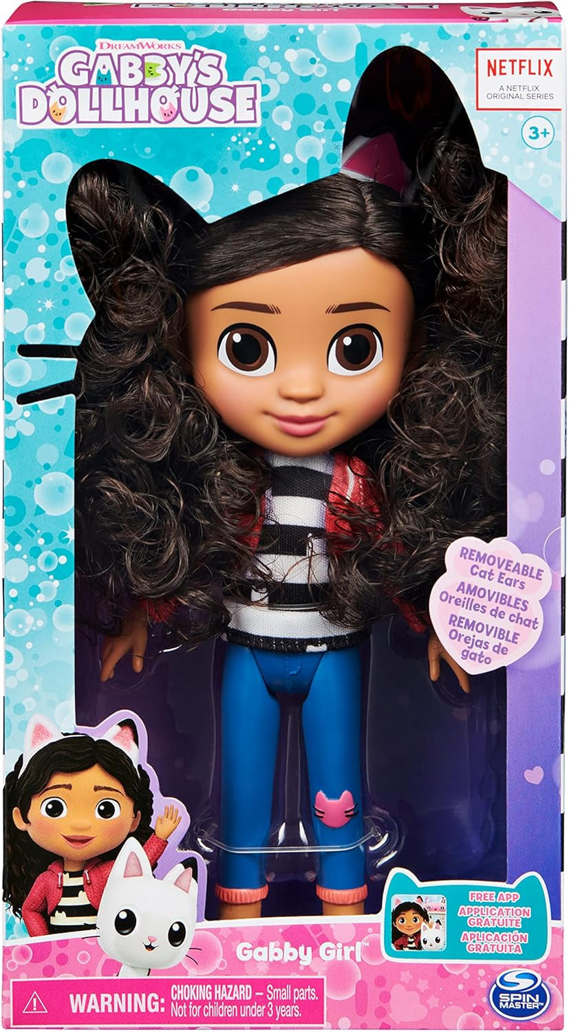 Casa de muñecas Gabby, muñeca Gabby Girl de 20 cm de altura, apta para niños a partir de 3 años Naty Shop Dolls
